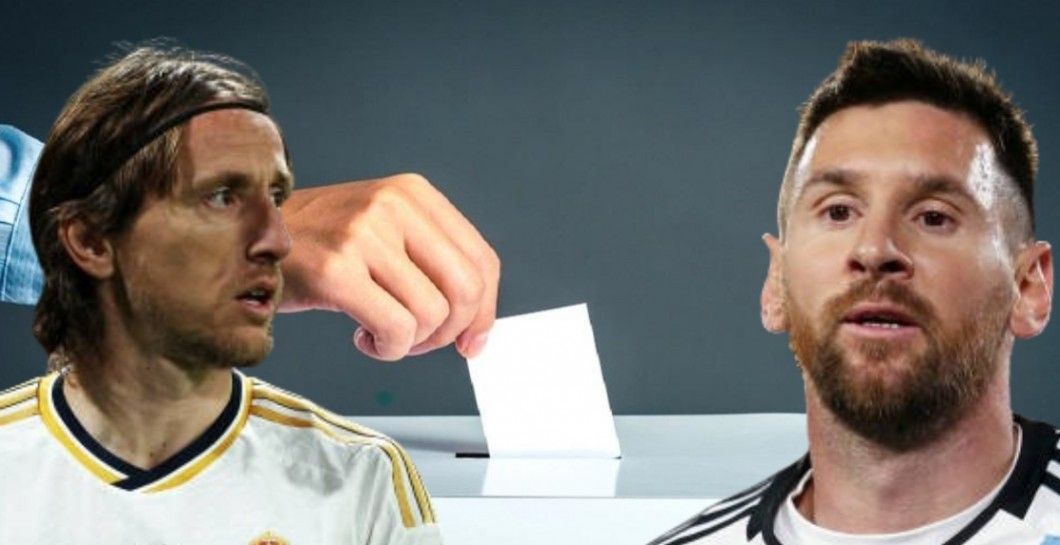 Luka Modric y Lionel Messi