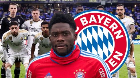 Alphonso Davies y un once del Real Madrid