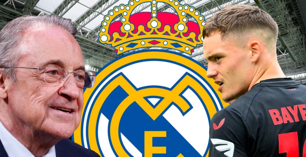 Florentino Pérez y Florian Wirtz