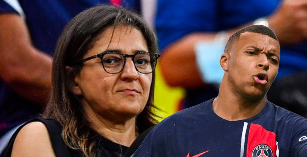 Fayza Lamari y Kylian Mbappé