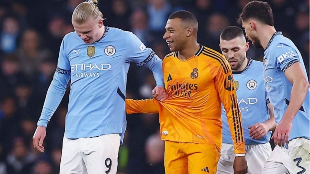 Erling Haaland y Kylian Mbappé. Erling Haaland y Kylian Mbappé.