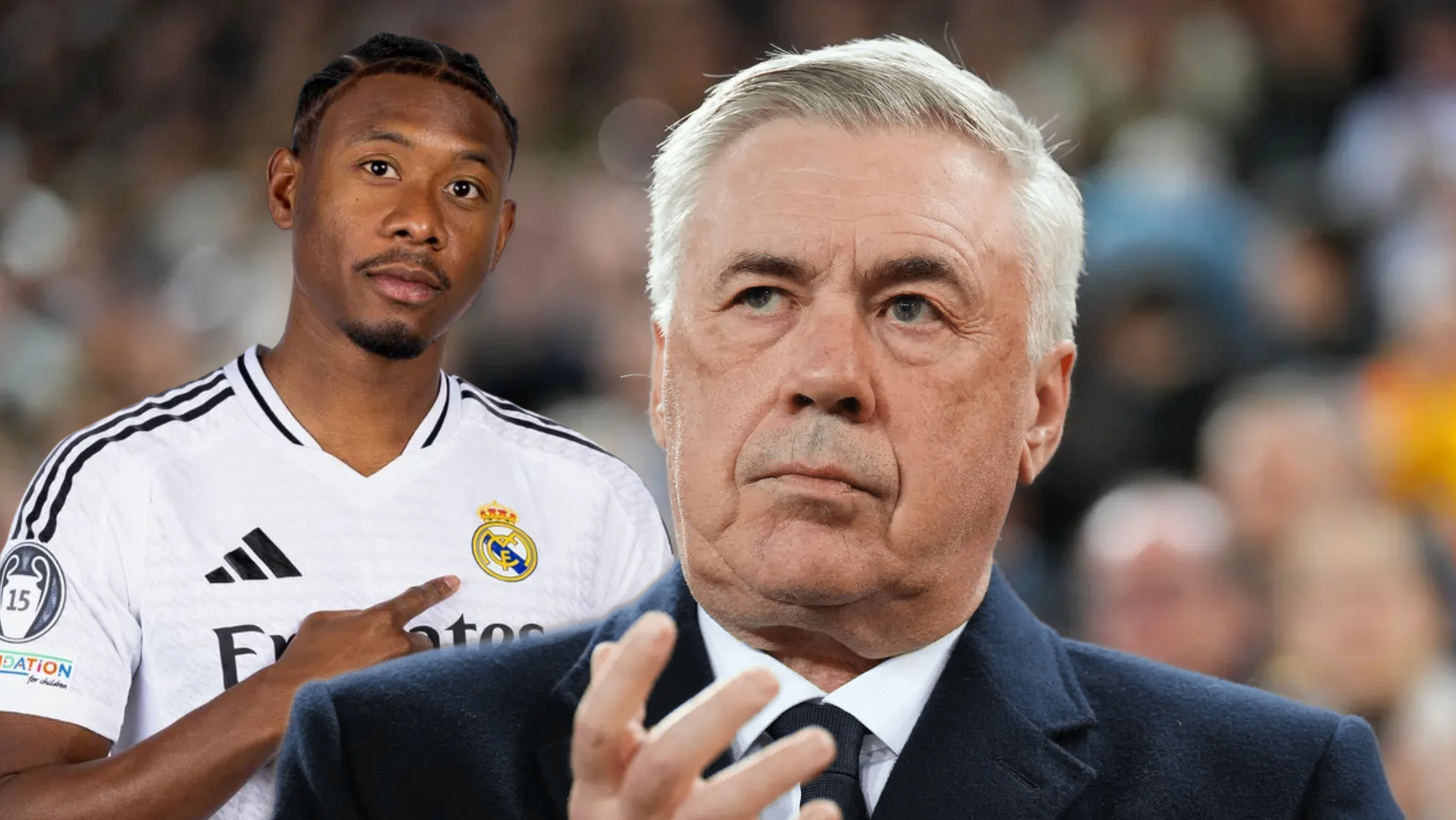 David Alaba advierte a Carlo Ancelotti de su estado físico David Alaba advierte a Carlo Ancelotti de su estado físico