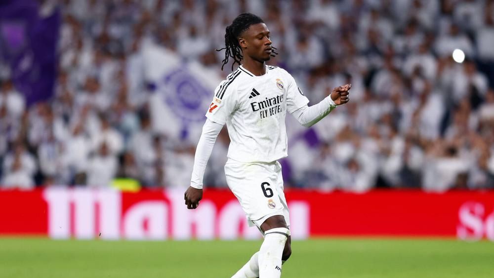 Camavinga en un partido con el Real Madrid Camavinga en un partido con el Real Madrid