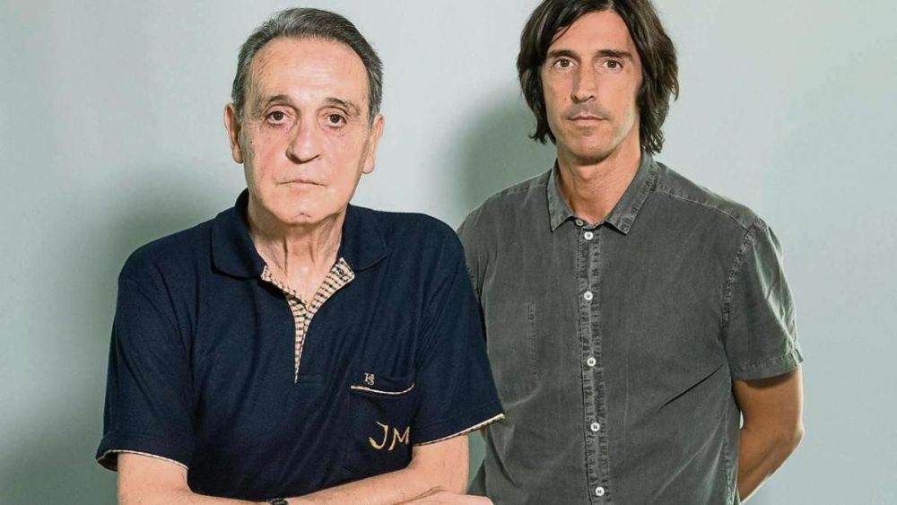 Enríquez Negreira y su hijo.