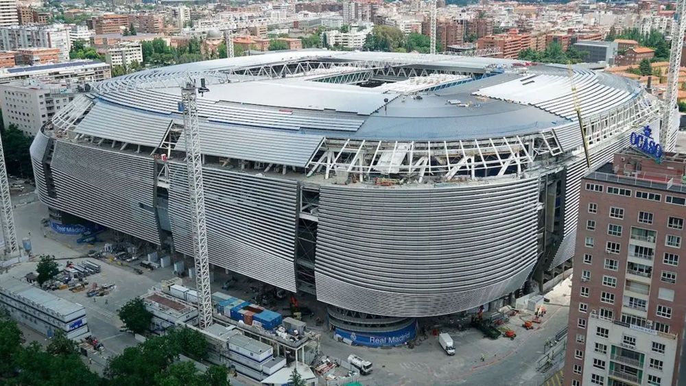 Las actuales obras del Bernabéu empezaron en el 2019 y ya están casi terminadas.