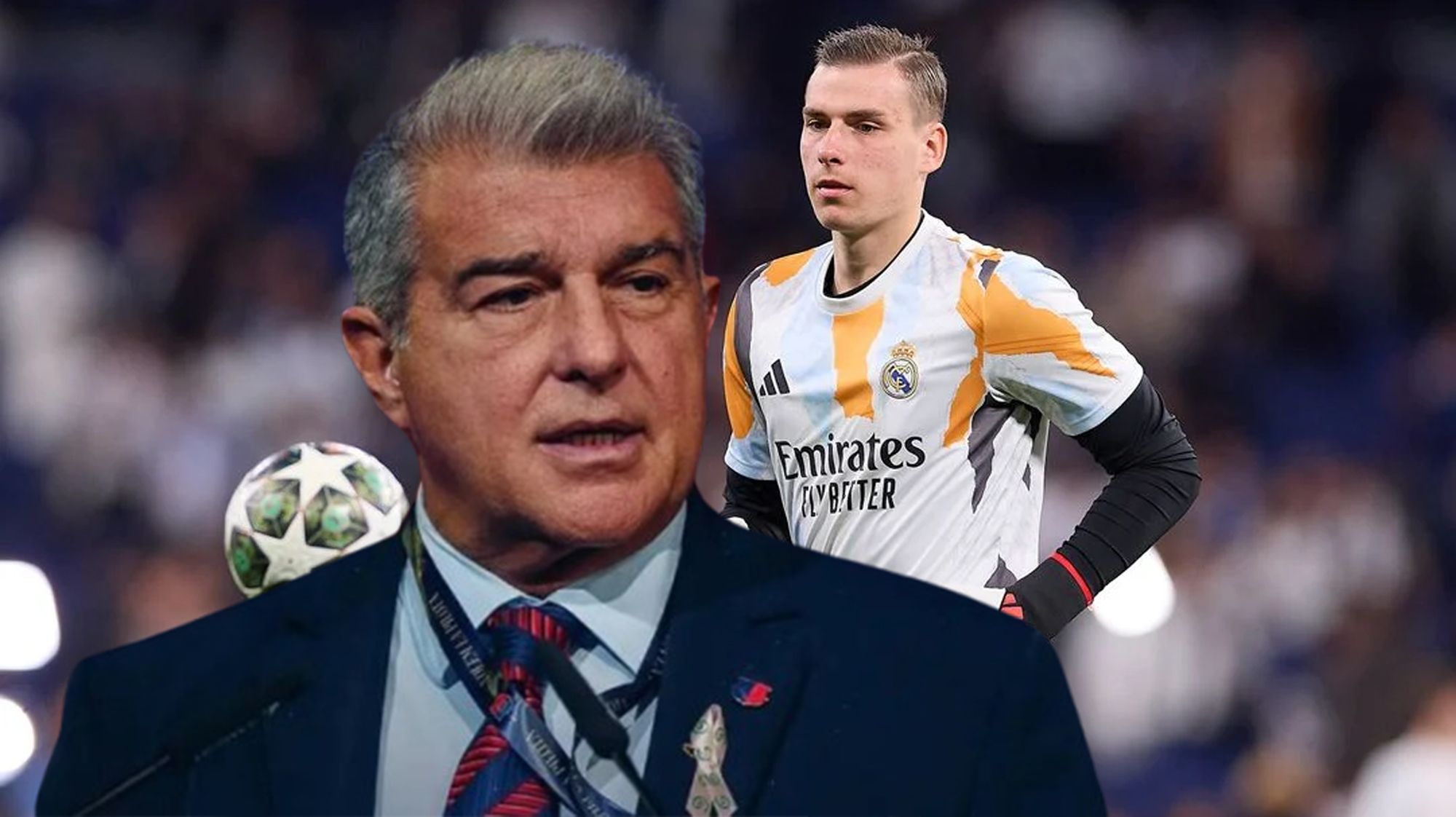 El Barça negoció con Jorge Mendes el fichaje de Lunin hace 2 días