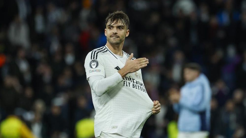 Asencio en un partido con el Real Madrid Asencio en un partido con el Real Madrid