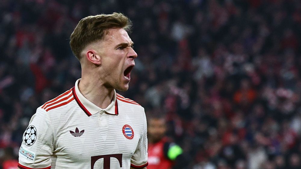 Joshua Kimmich durante un partido con el Bayern de Múnich Joshua Kimmich durante un partido con el Bayern de Múnich