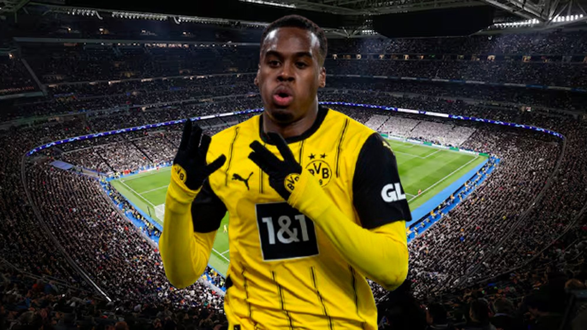 Gittens con el Dortmund