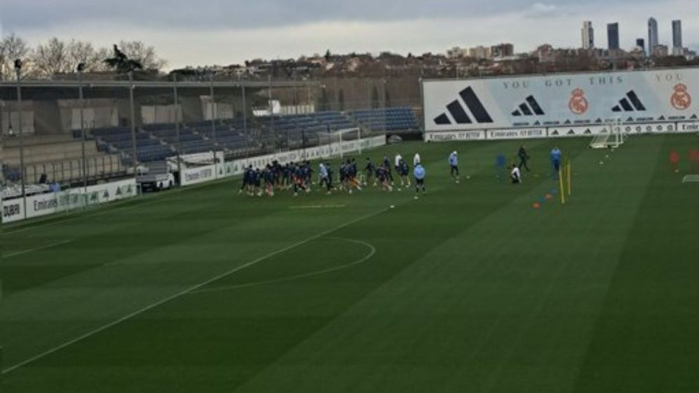 Entrenamiento del Real Madrid previo al partido contra el Rayo Entrenamiento del Real Madrid previo al partido contra el Rayo