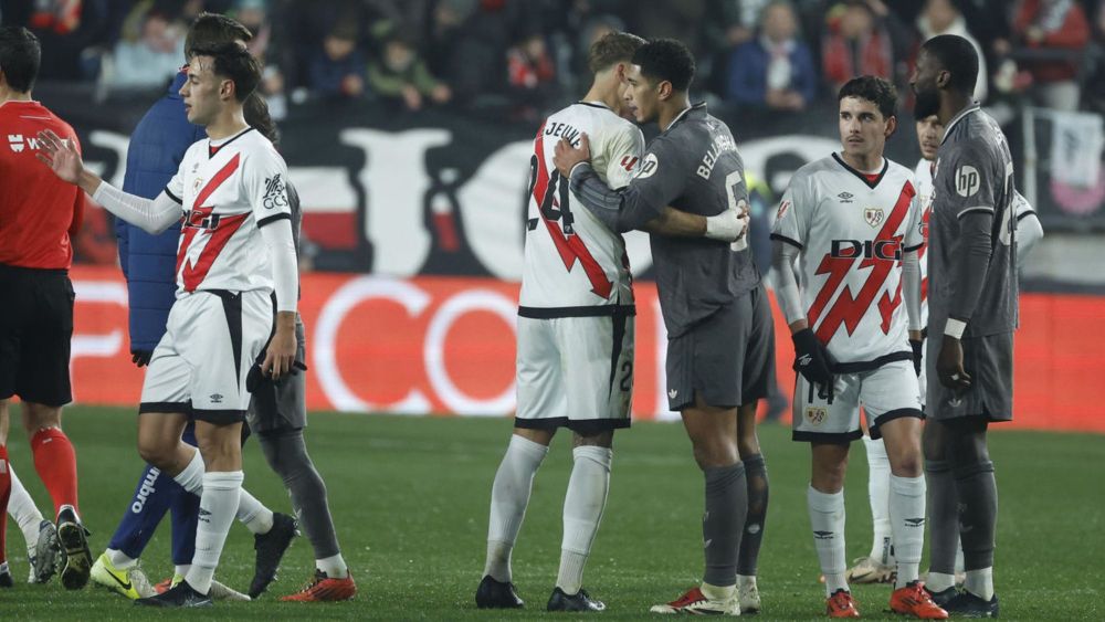 El Rayo Vallecano ya le aguó la fiesta al Madrid en la primera vuelta de la Liga, al empatar en Vallecas (3-3).