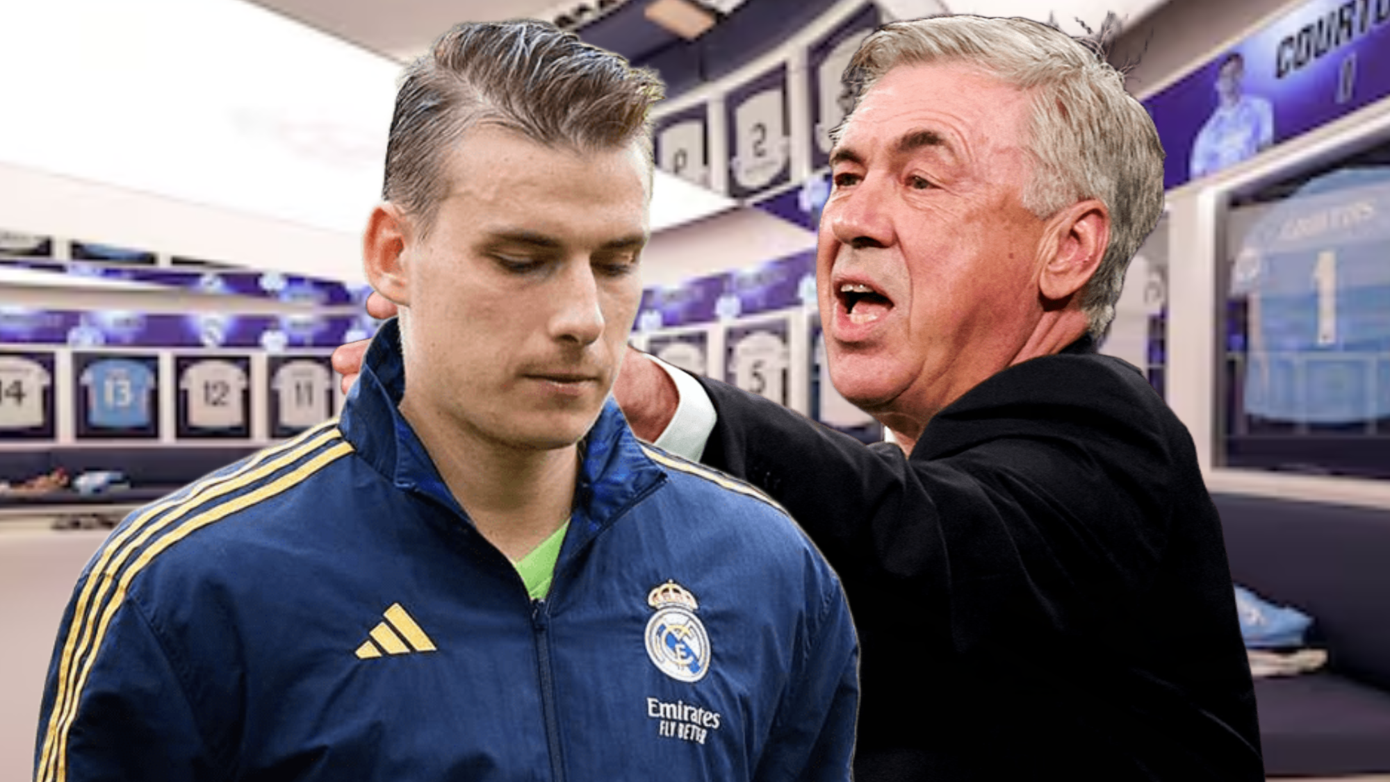Carlo Ancelotti define el plan de Andriy Lunin para el próximo partido del Real Madrid