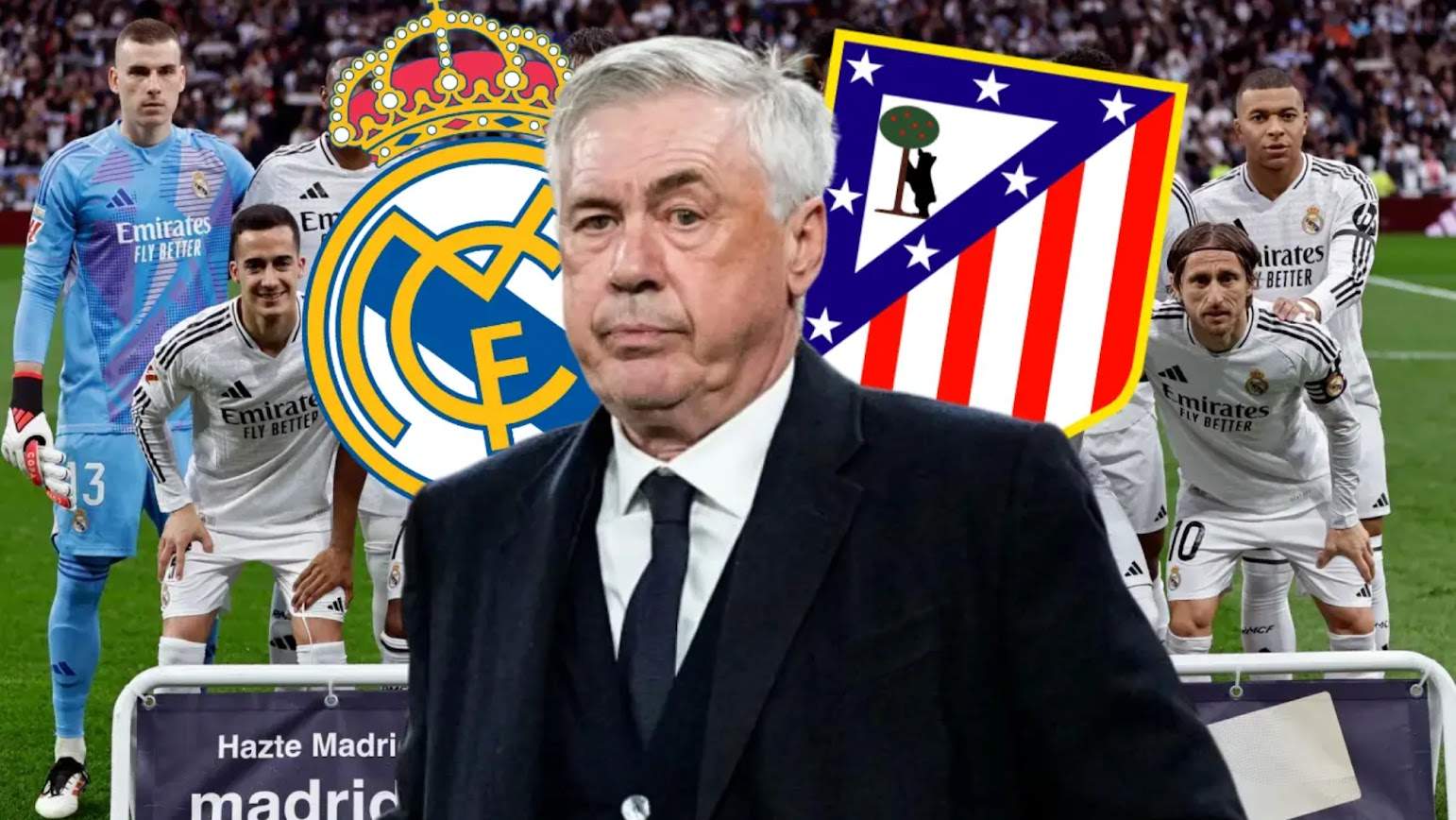 Ancelotti hace oficial la alineación del Real Madrid ante el Atlético de Madrid 