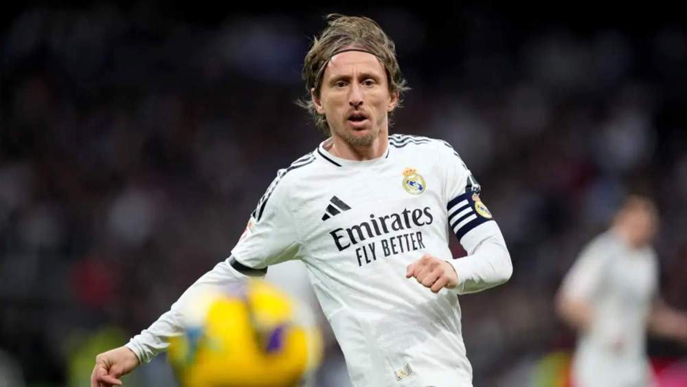 Luka Modric, en el partido con el Rayo Vallecano del pasado domingo.