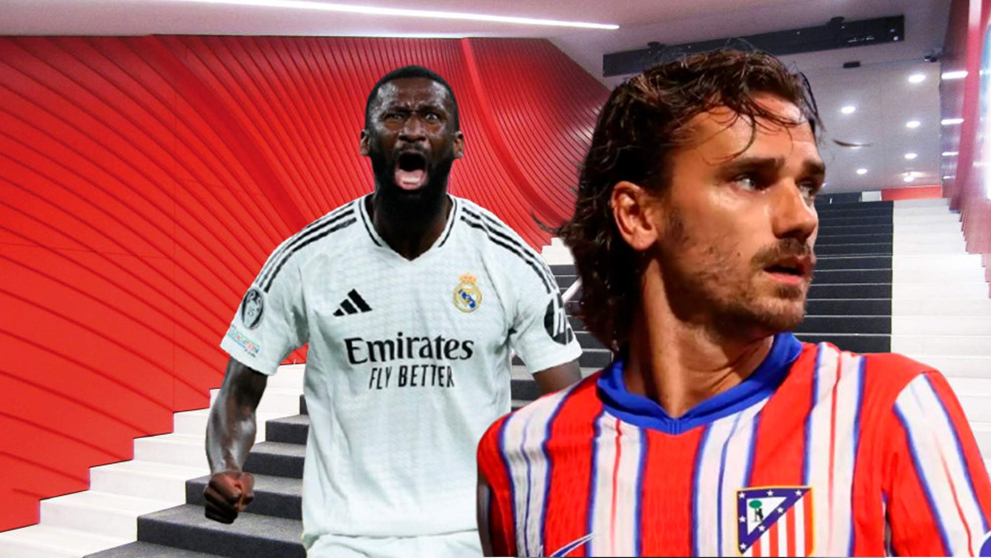 Rudiger y Griezmann Rudiger y Griezmann