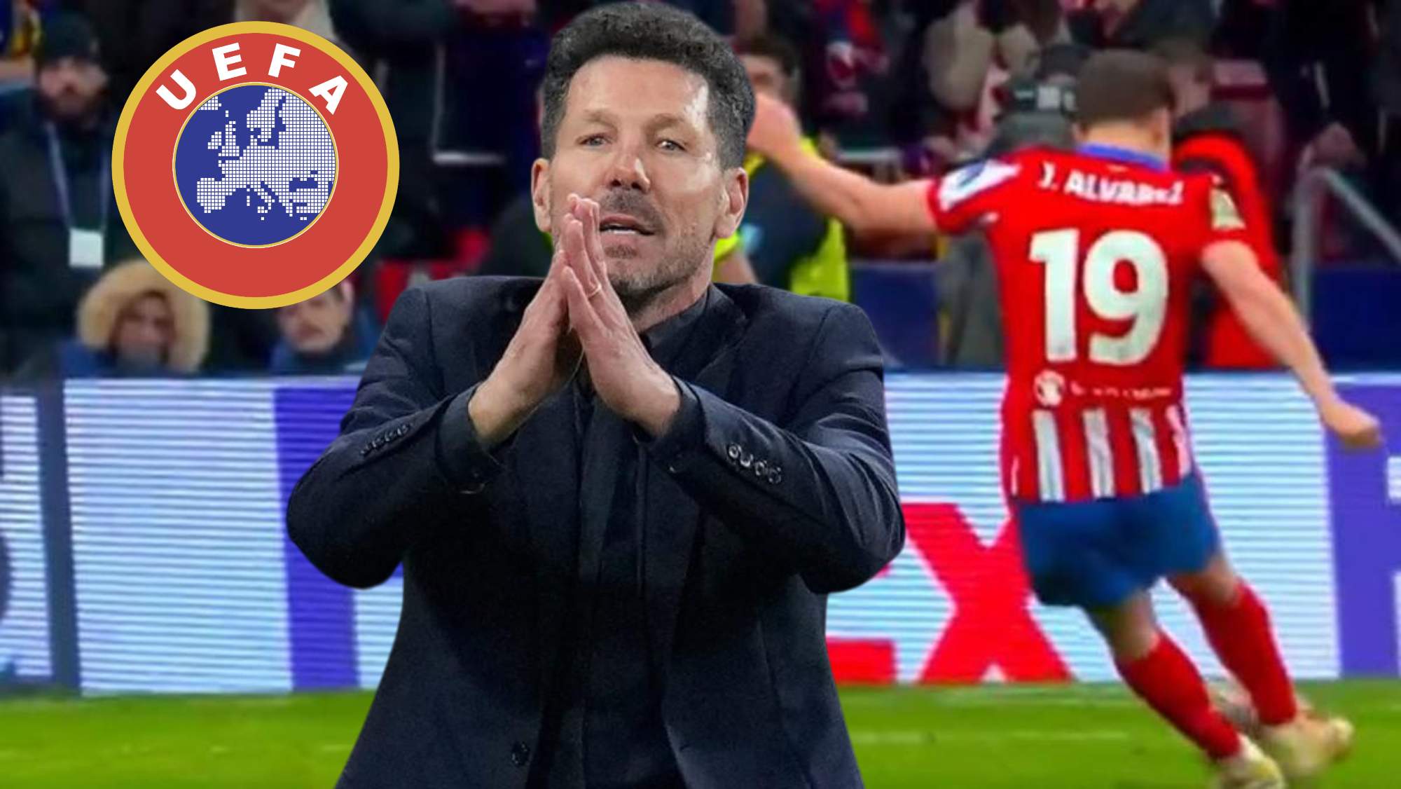 Julián Álvarez le confesó a Simeone que tocó la pelota en dos ocasiones: L´Équipe lo ha desvleado