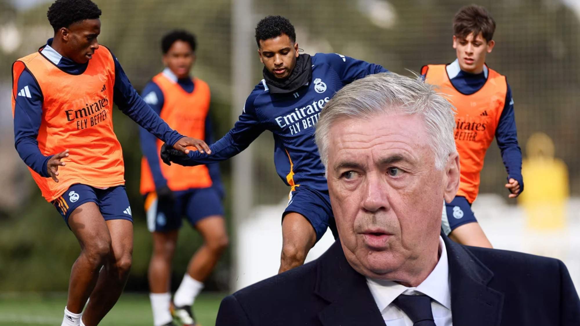 Carlo Ancelotti podría sorprender con cambios en la delantera para el partido liguero de este sábado contra el Villarreal.