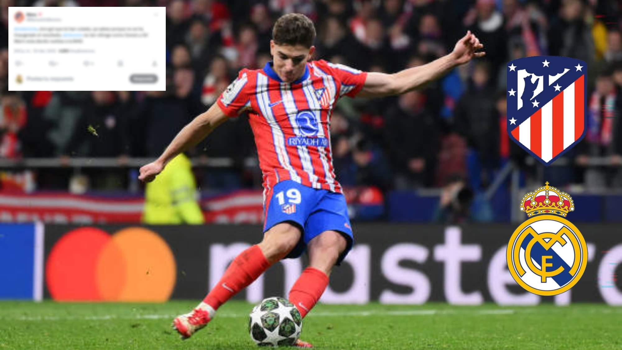 Sigue la polémica en Atlético de Madrid por el penalti de Julián Álvarez.  Sigue la polémica en Atlético de Madrid por el penalti de Julián Álvarez.