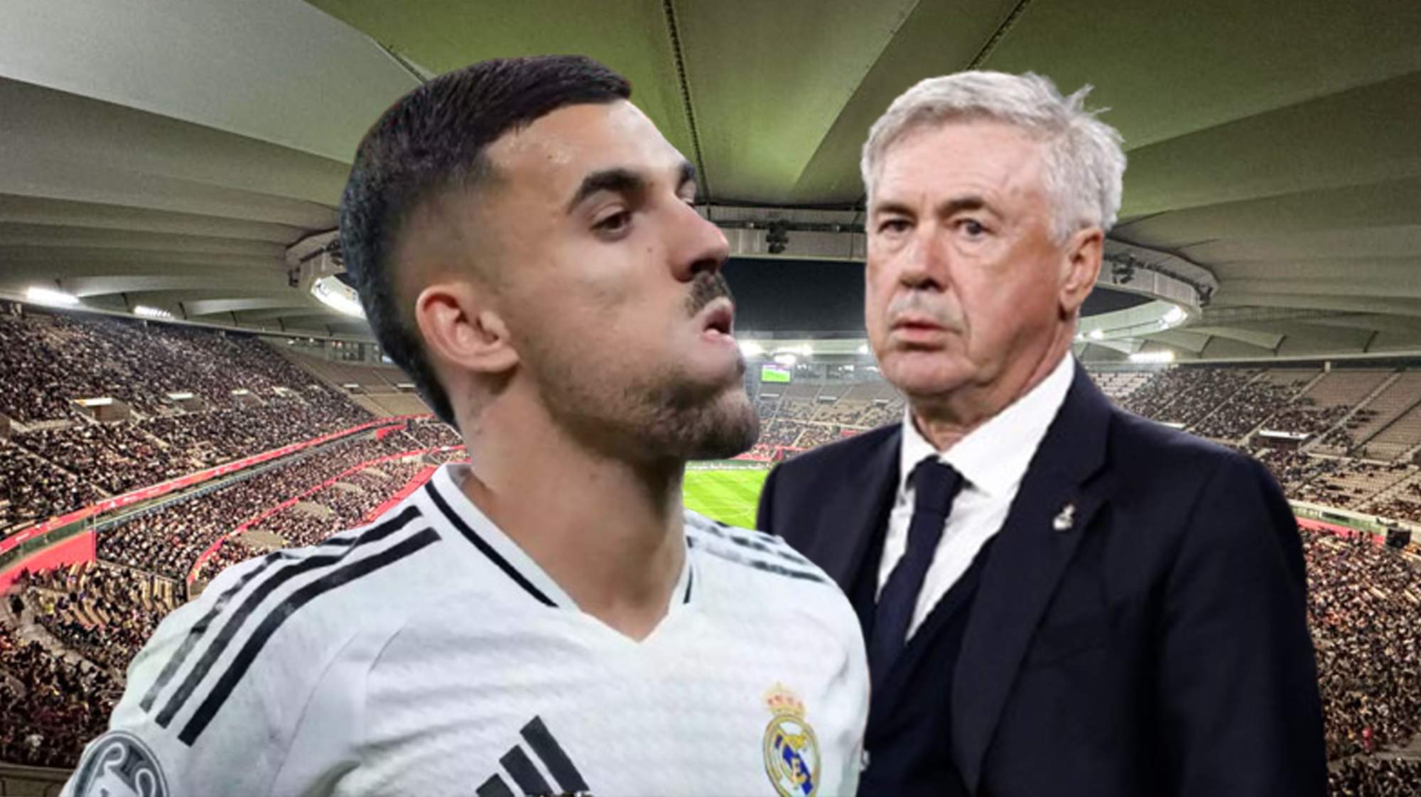 Dani Ceballos, Carlo Ancelotti y La Cartuja. Dani Ceballos, Carlo Ancelotti y La Cartuja.