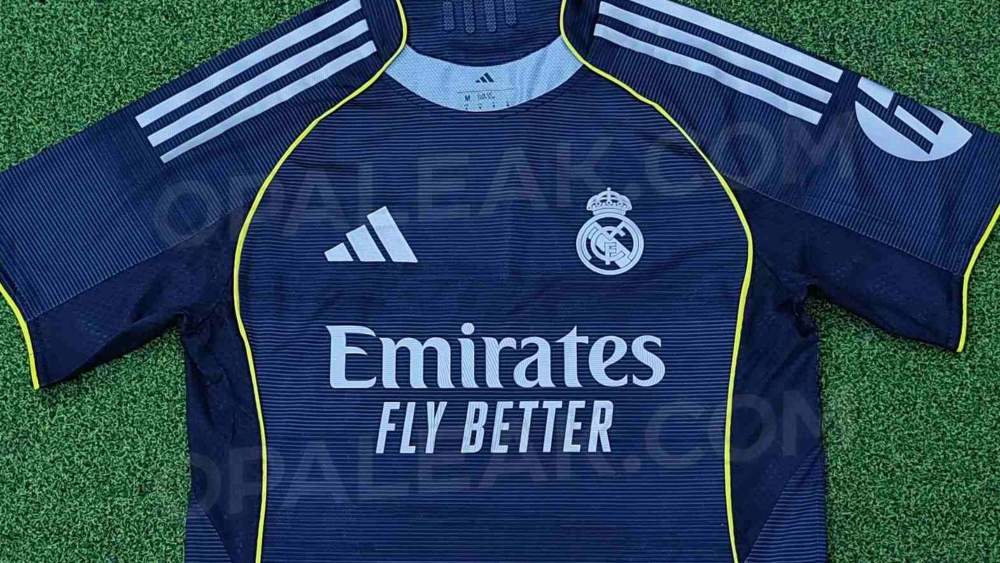 Segunda equipación del Real Madrid en la 2025-2026