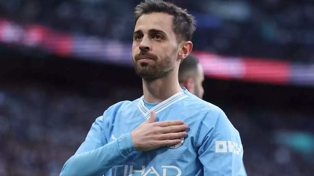 Bernardo Silva con el Manchester City