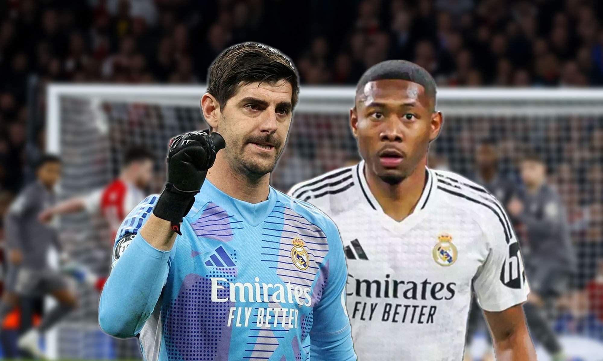 Courtois y Alaba tuvieron más que palabras tras el partido: "Eso es innecesario..."