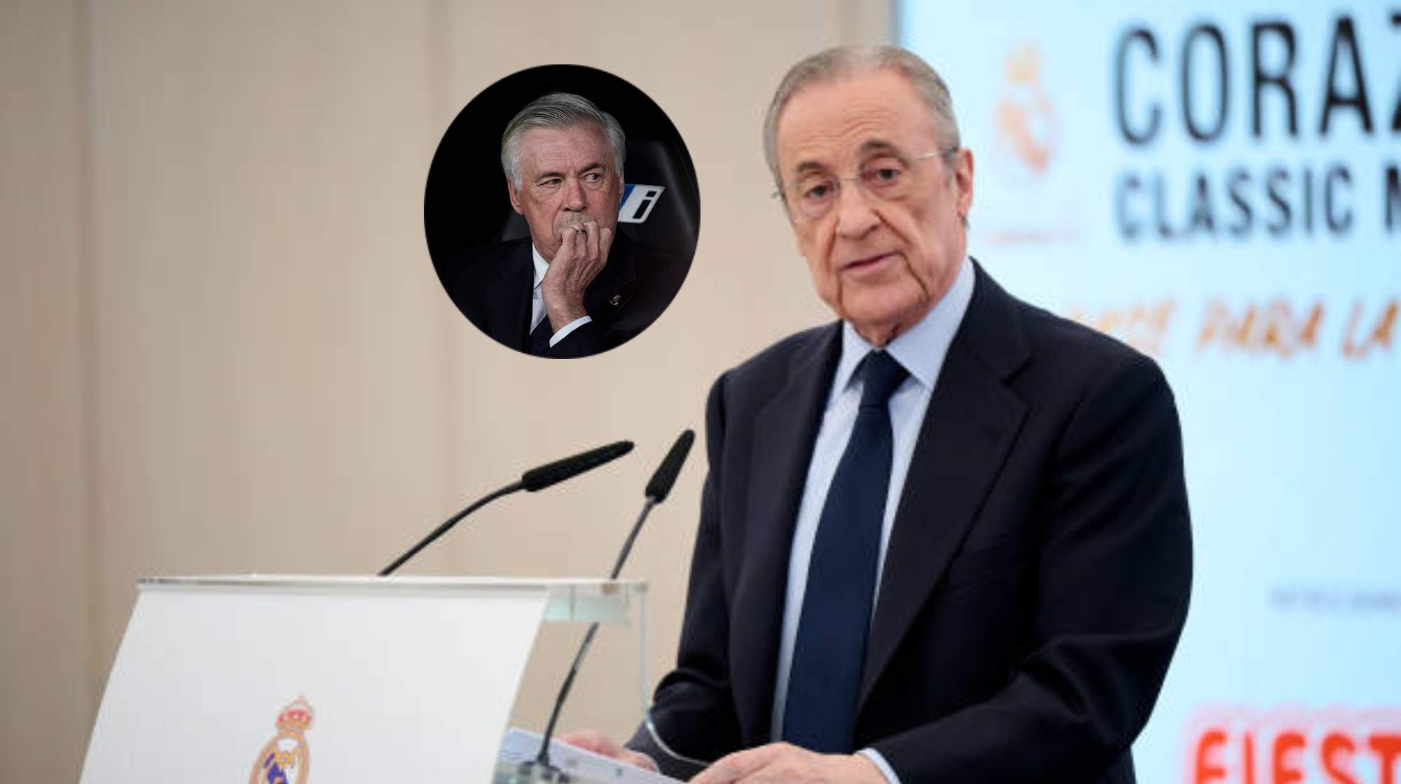 Florentino empieza a cerrar el círculo para reemplazar a Ancelotti. 