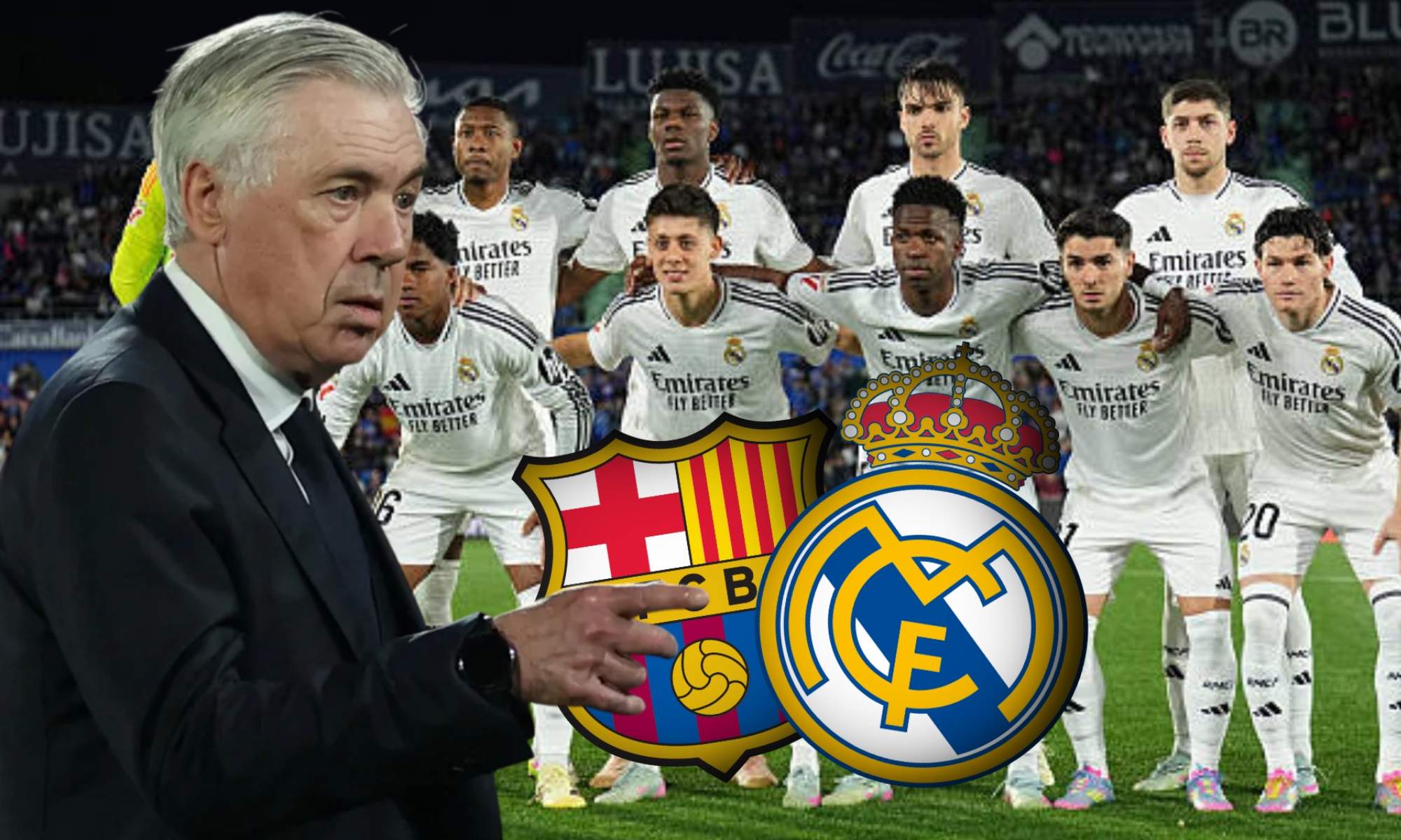 Carlo Ancelotti introduce relevantes cambios para enfrentarse al Barça en la final de la Copa del Rey de esta noche.
