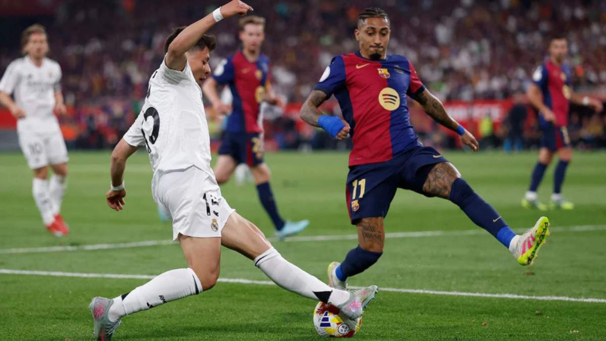 Arda Güler durante la final de la Copa del Rey Arda Güler durante la final de la Copa del Rey