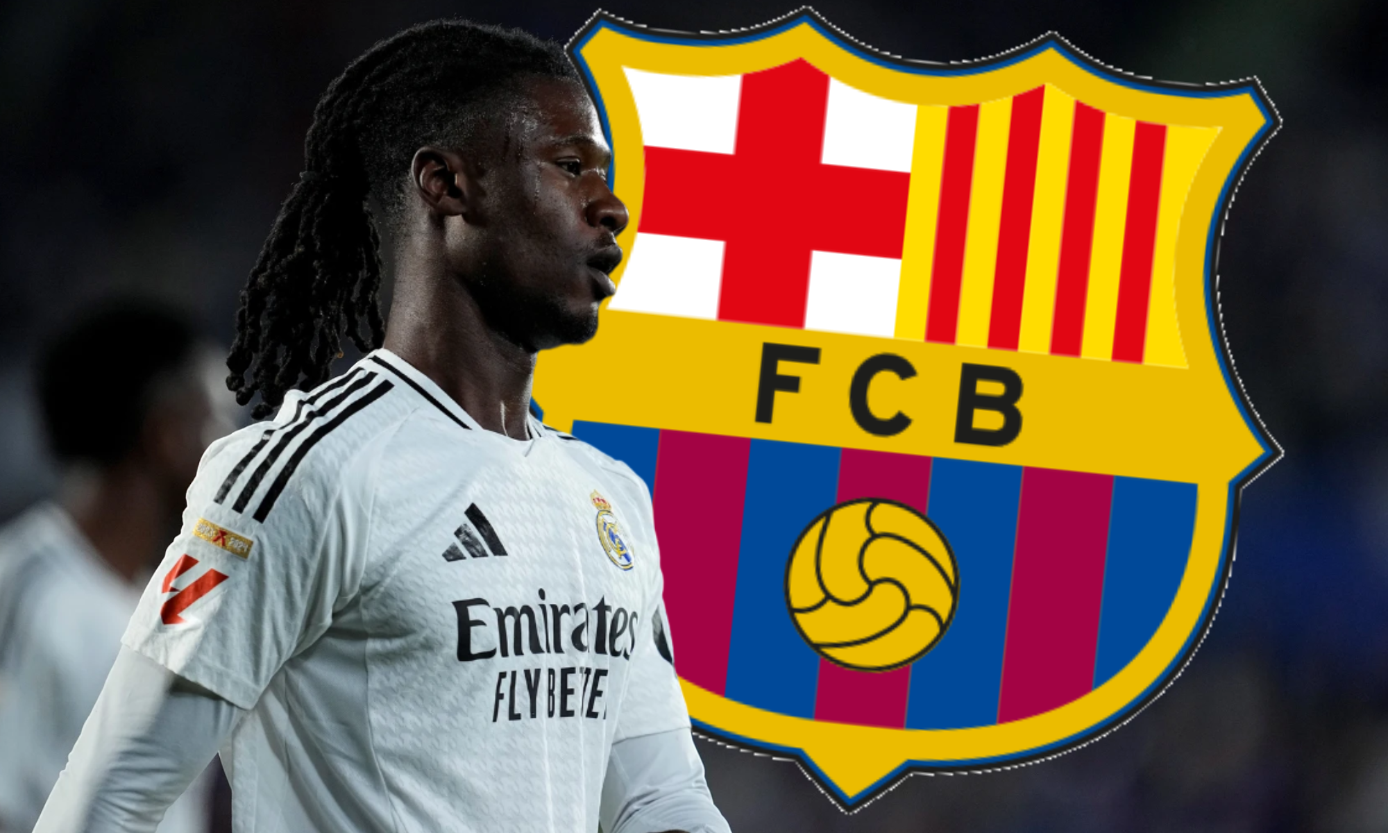 Eduardo Camavinga se acerca a un jugador del FC Barcelona con este movimiento