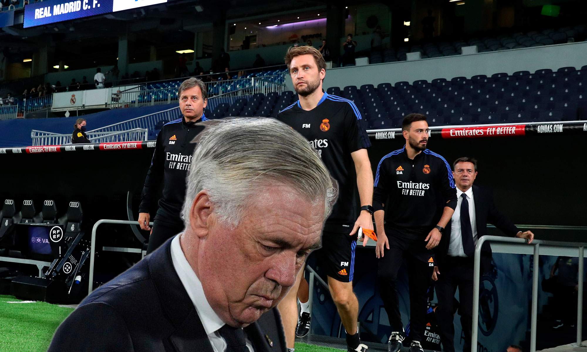 Desbandada en el cuerpo técnico del Madrid, no solo Ancelotti y Davide quieren irse