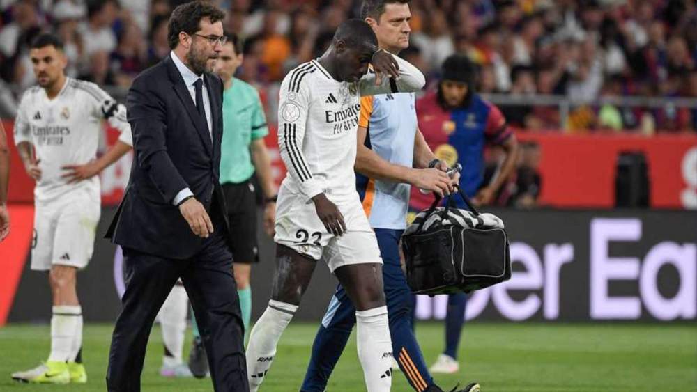 Ferland Mendy causó baja en la final de Copa contra el Barça con otra lesión muscular y estará fuera de los terrenos de juego tres meses. Ferland Mendy causó baja en la final de Copa contra el Barça con otra lesión muscular y estará fuera de los terrenos de juego tres meses.
