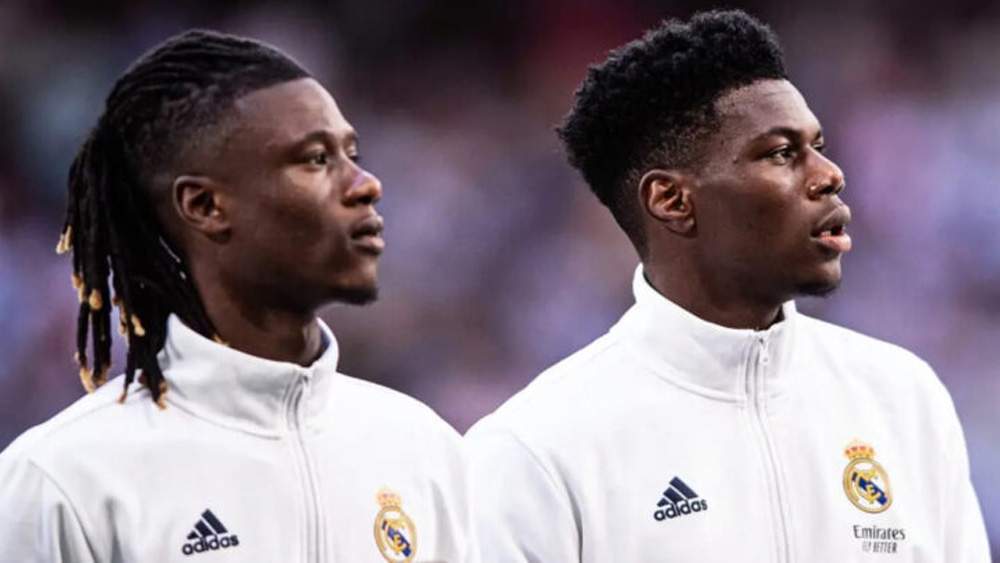 Camavinga y Tchouaméni con el Real Madrid Camavinga y Tchouaméni con el Real Madrid