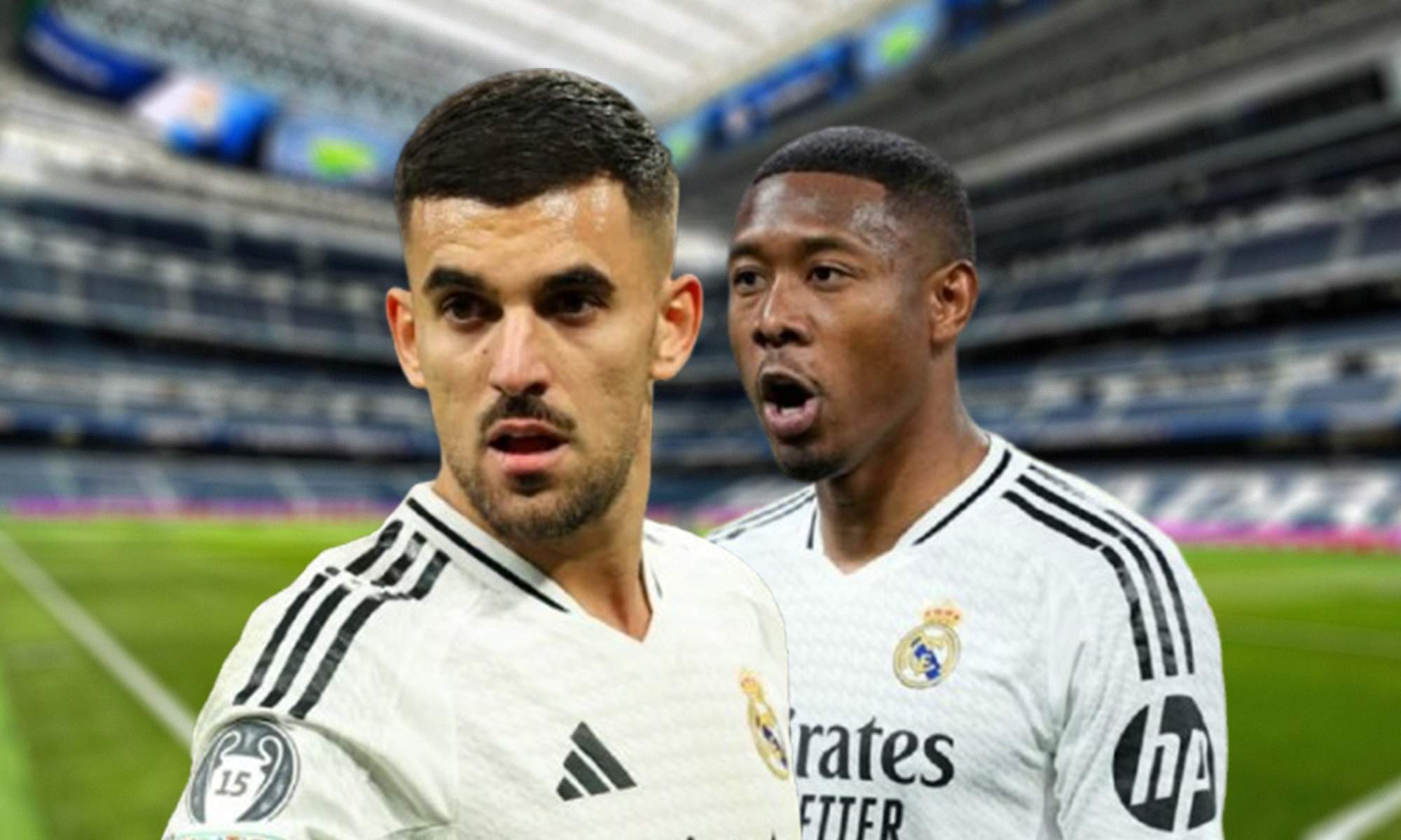 Dani Ceballos, David Alaba y el Santiago Bernabéu.