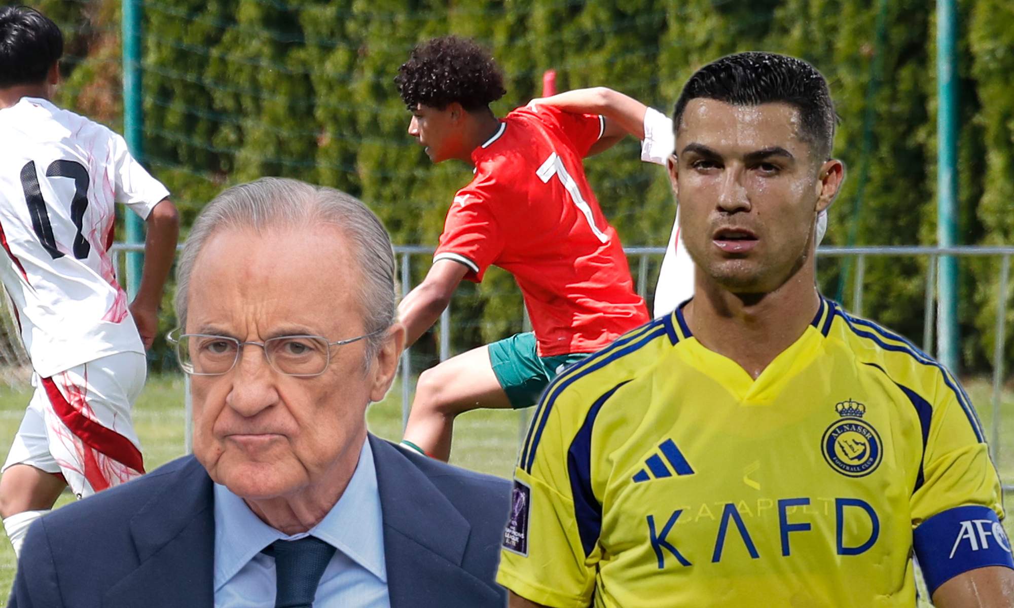El Real Madrid fue a ver a Cristiano Ronaldo Jr con Portugal, Florentino quiere ficharle