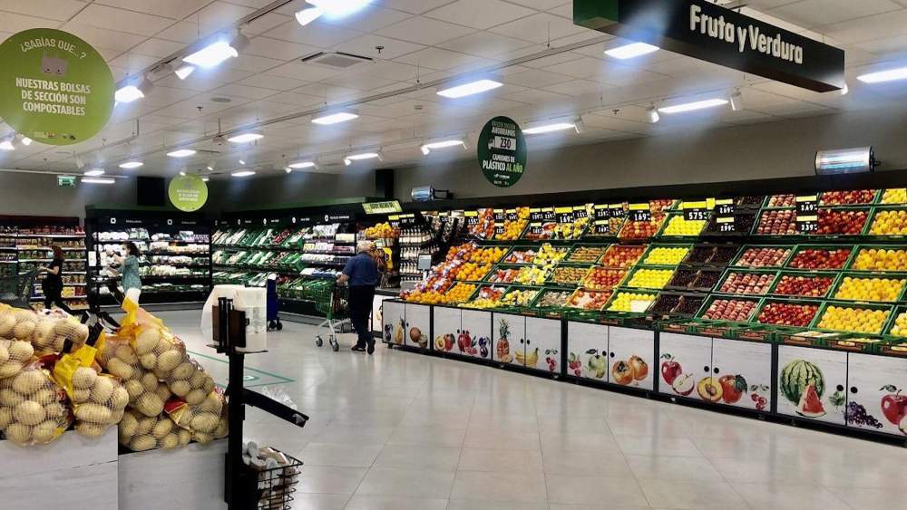 Pasillos de un supermercado Mercadona Pasillos de un supermercado Mercadona