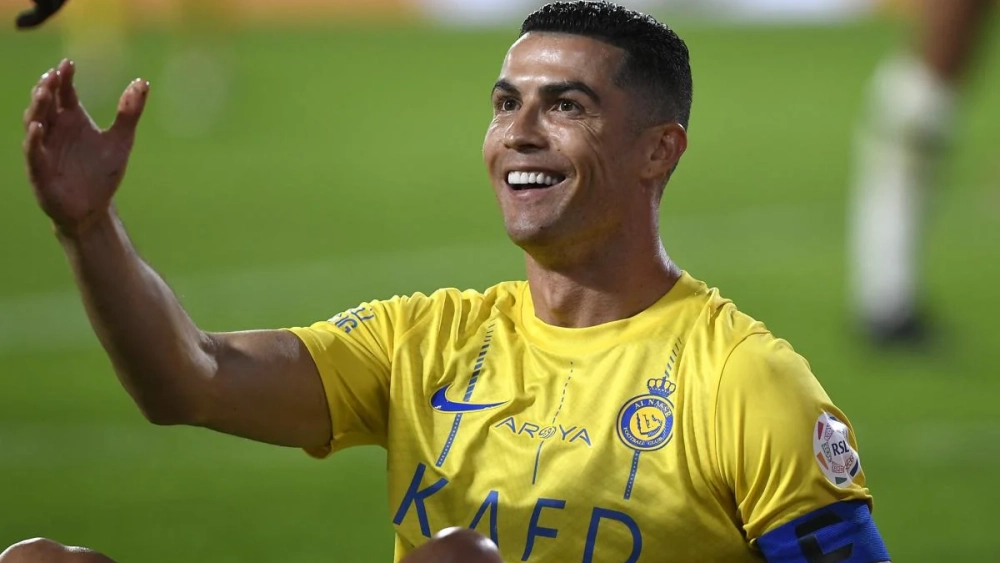 Cristiano Ronaldo durante un partido con el Al Nassr