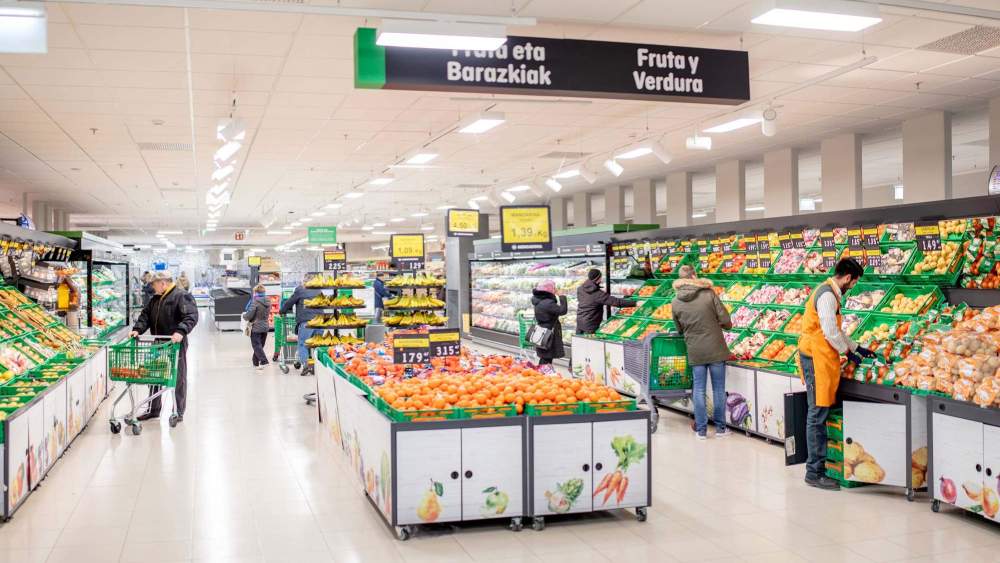Un supermercado de Mercadona, España. 