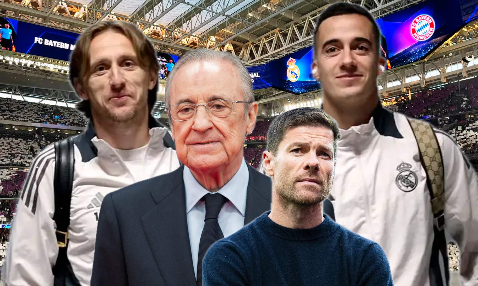 La decisión de Florentino si Xabi le pide que Lucas o Modric se queden al verles en el Mundial