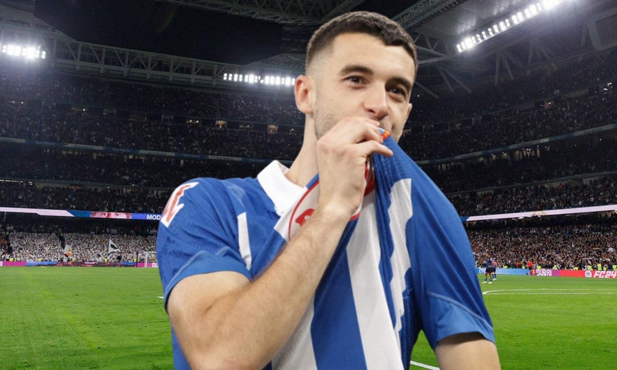 El Real Madrid estudia el fichaje de Joan García si Andriy Lunin no sigue al frente del club.