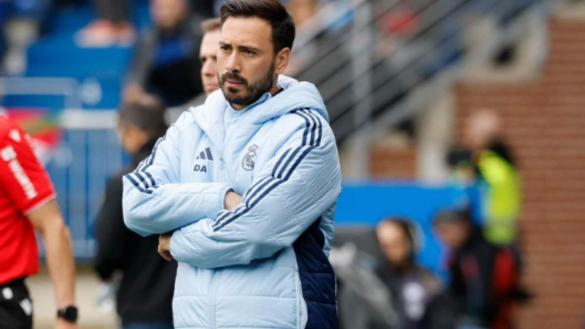 Davide durante el partido ante el Alavés