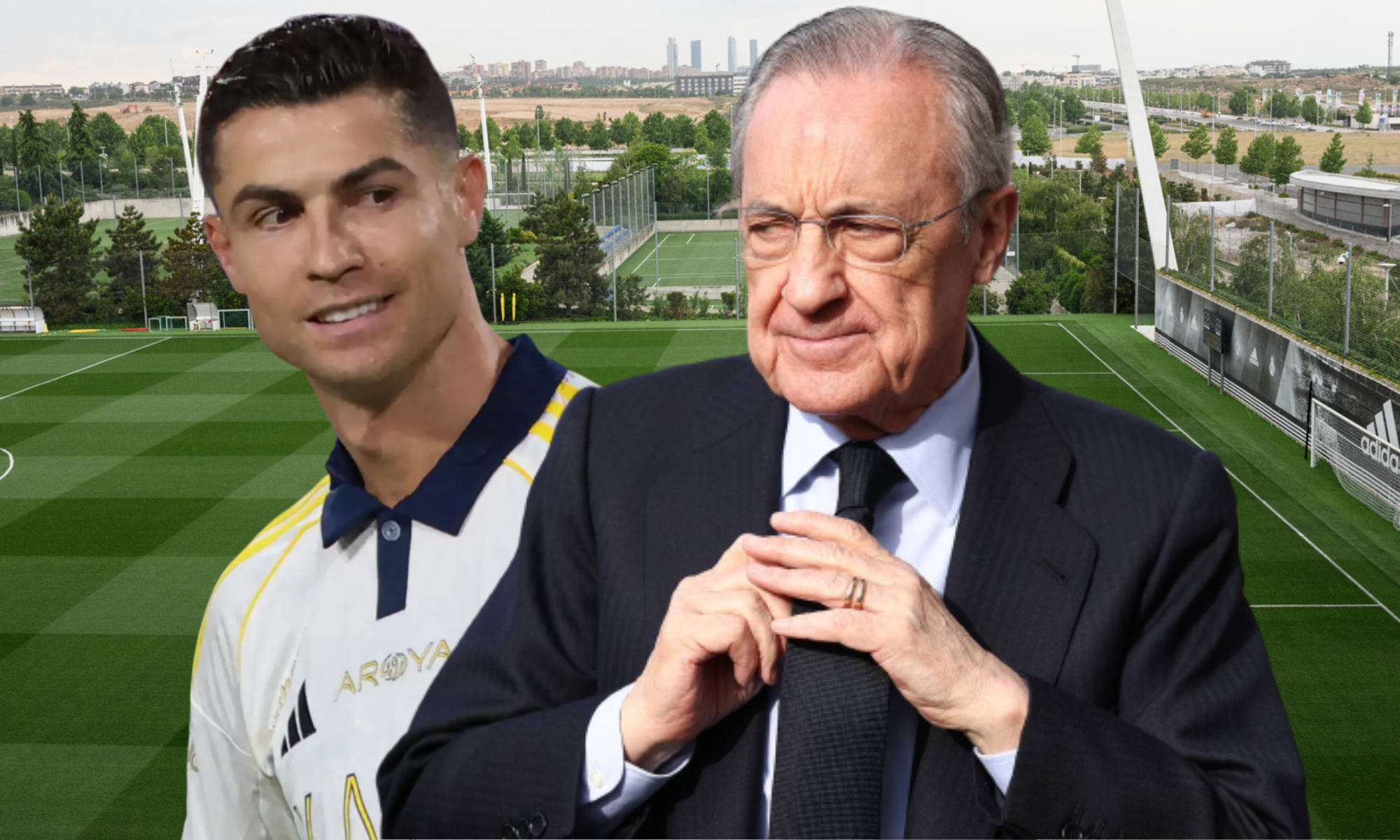Florentino Pérez recibe la petición de fichar a Cristiano Ronaldo