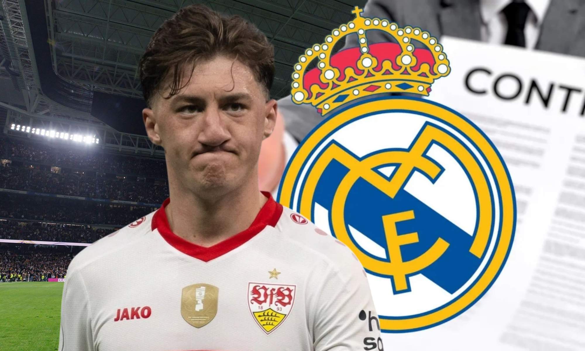 El Real Madrid podría tener un serio problema para firmar a Angelo Stiller de manera inminente.