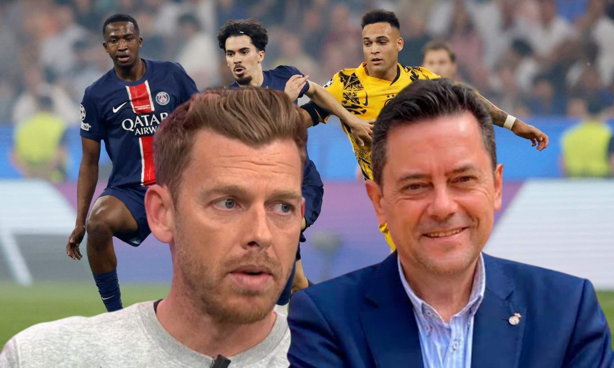 Jota Jordi y Tomás Roncero han tenido sus más y sus menos a colación de la final de Champions entre el PSG y el Inter. Jota Jordi y Tomás Roncero han tenido sus más y sus menos a colación de la final de Champions entre el PSG y el Inter.