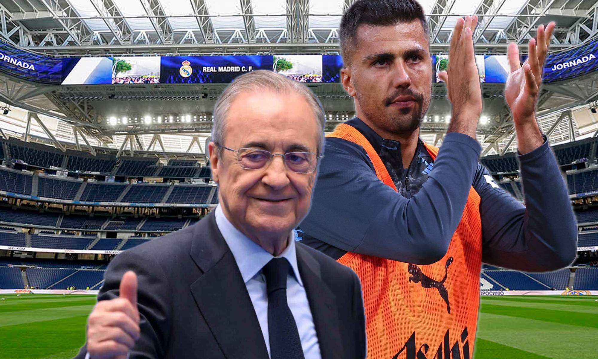 Florentino pone 2 condiciones al fichaje de Rodri por el Madrid, los dueños del City aceptan