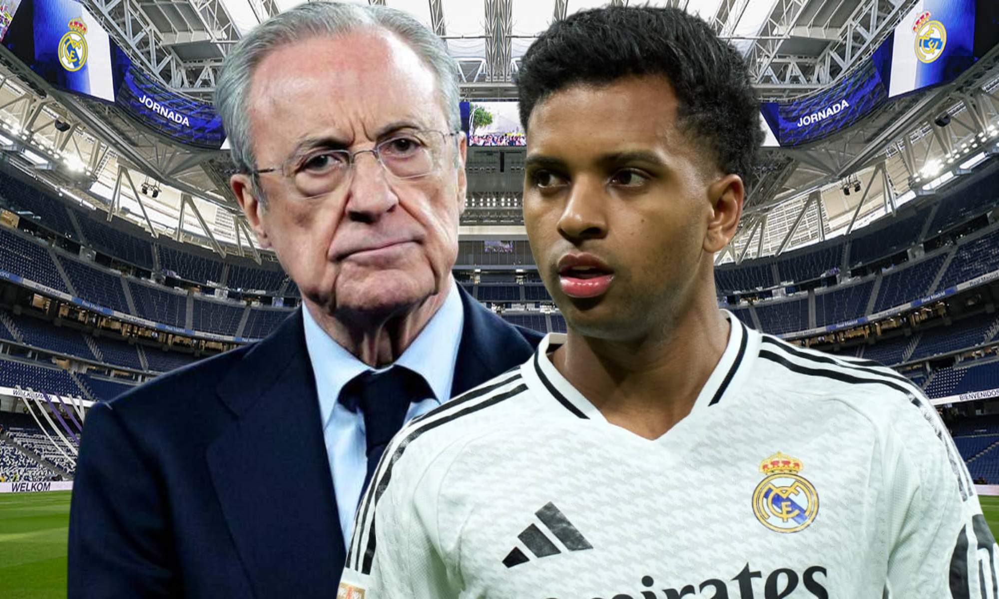 Florentino Pérez tiene claro el precio por el que vendería a Rodrygo