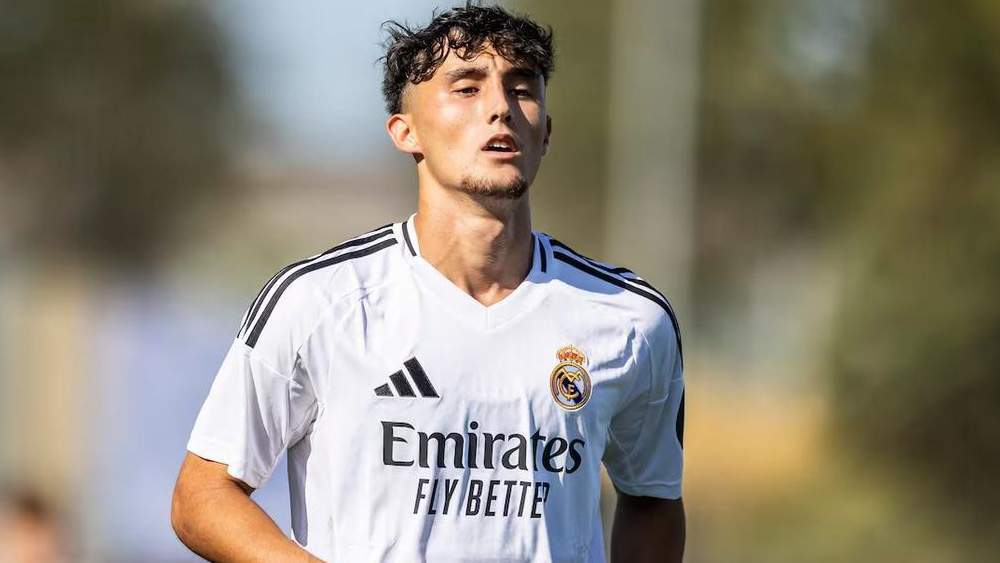 Jesús Fortea con el Juvenil A del Real Madrid