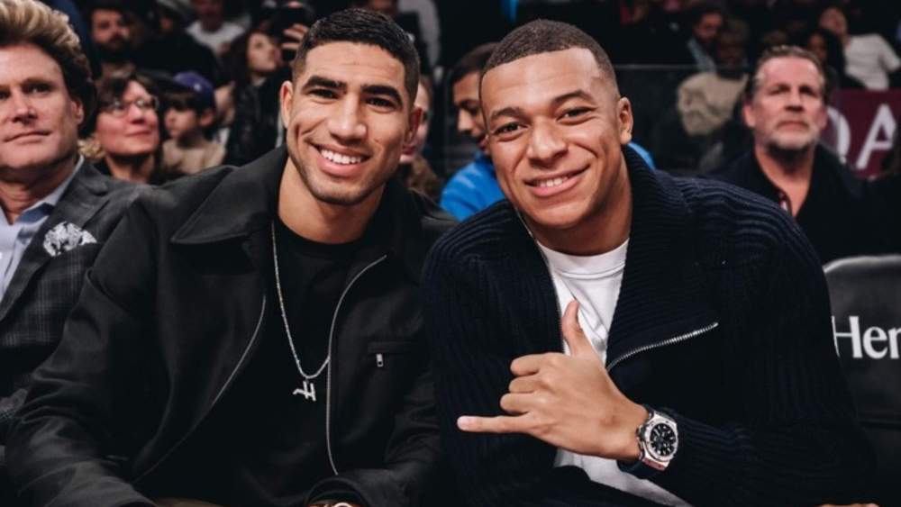 achraf hakimi kylian mbappe