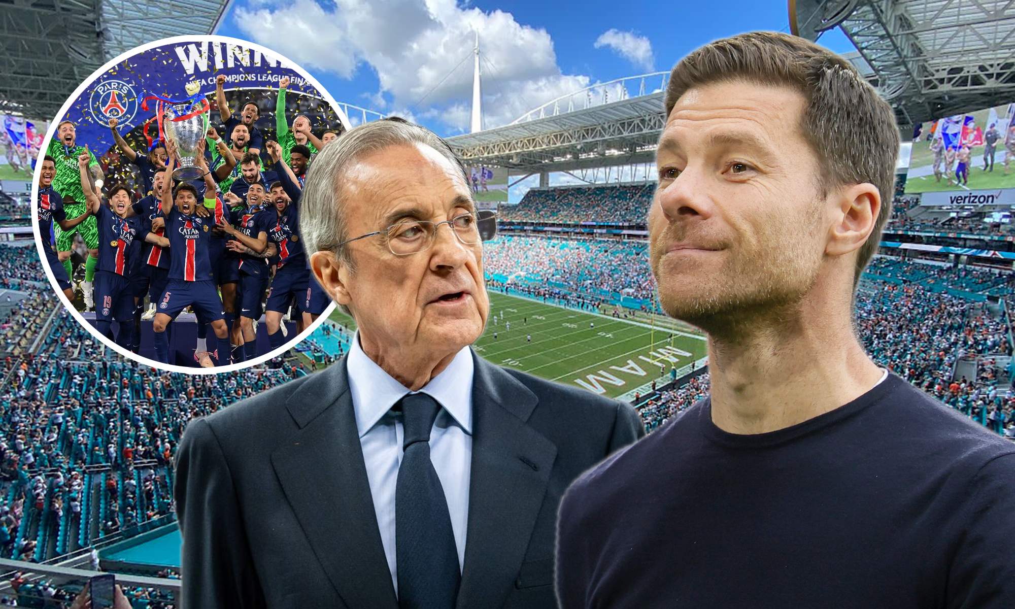 Florentino llamó ayer a Xabi Alonso para preguntarle por el PSG y el Mundial: "Les p..."
