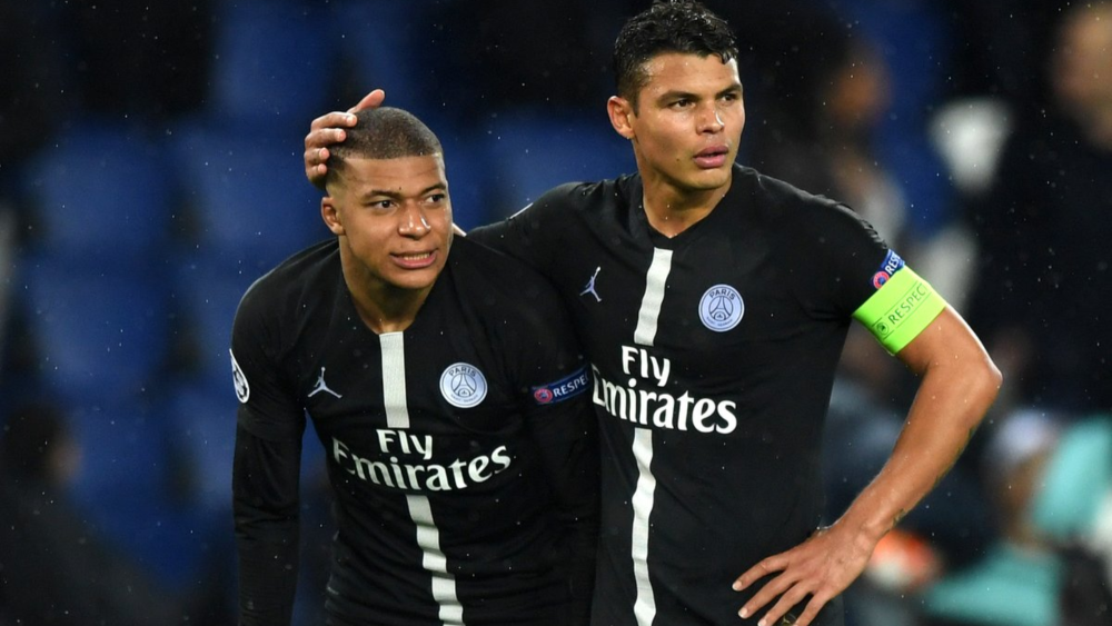 mbappe thiago silva psg